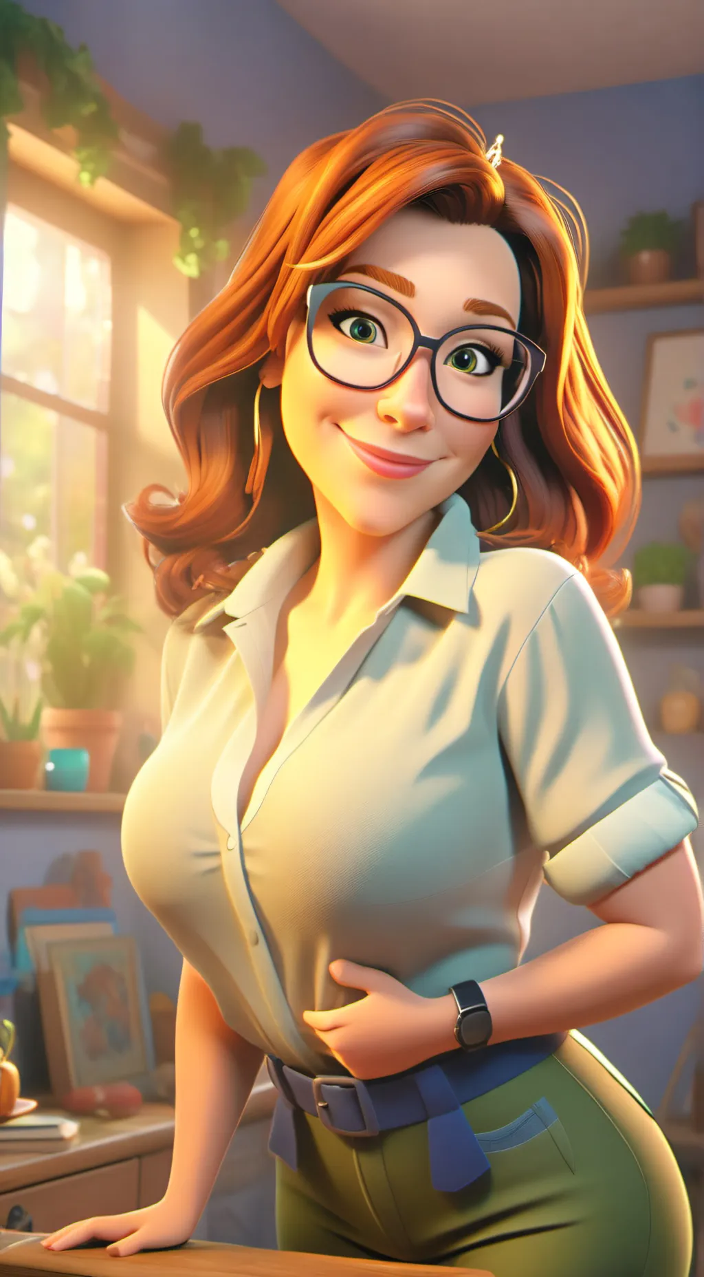 ai character: Katrina  background