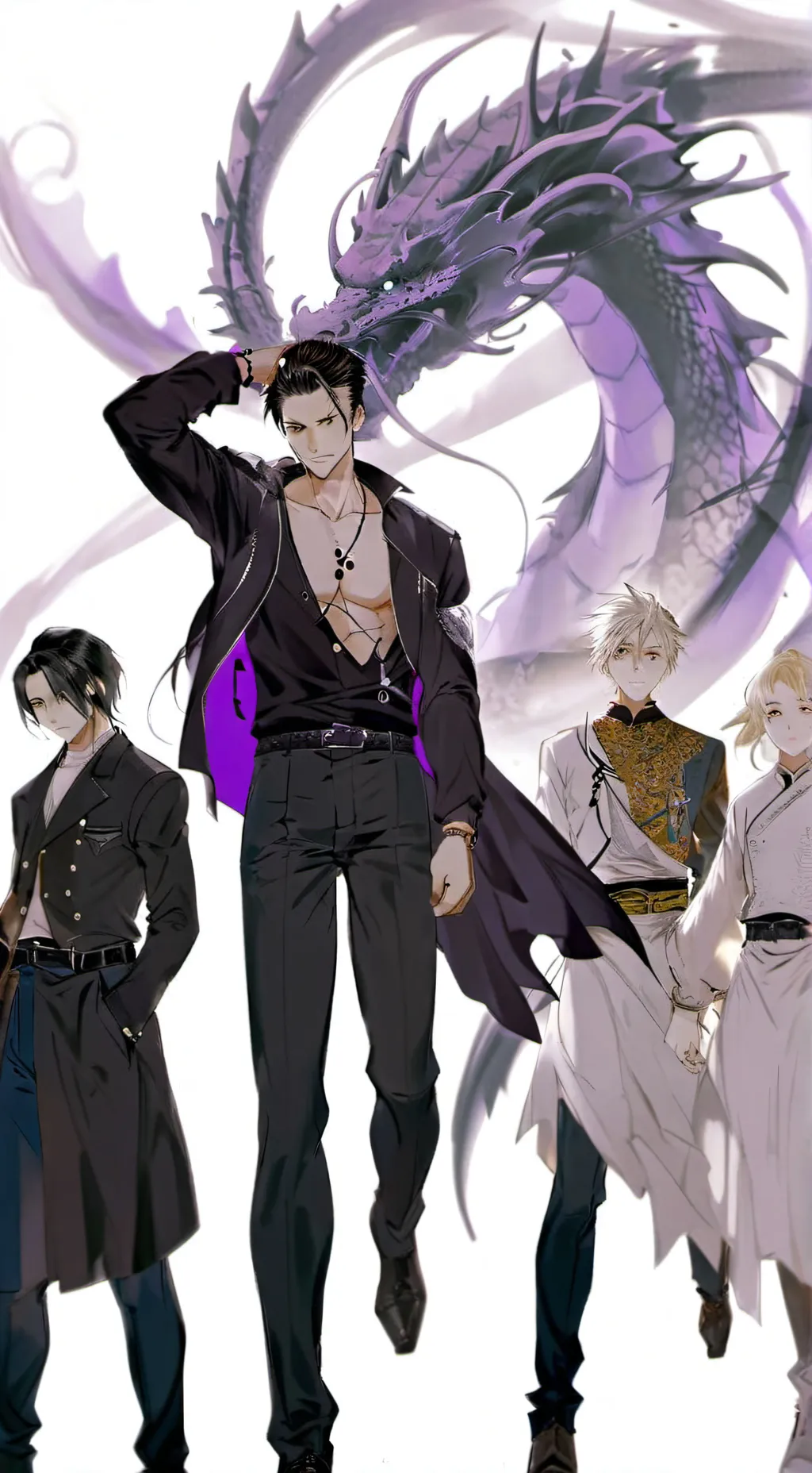 ai character: gangue background