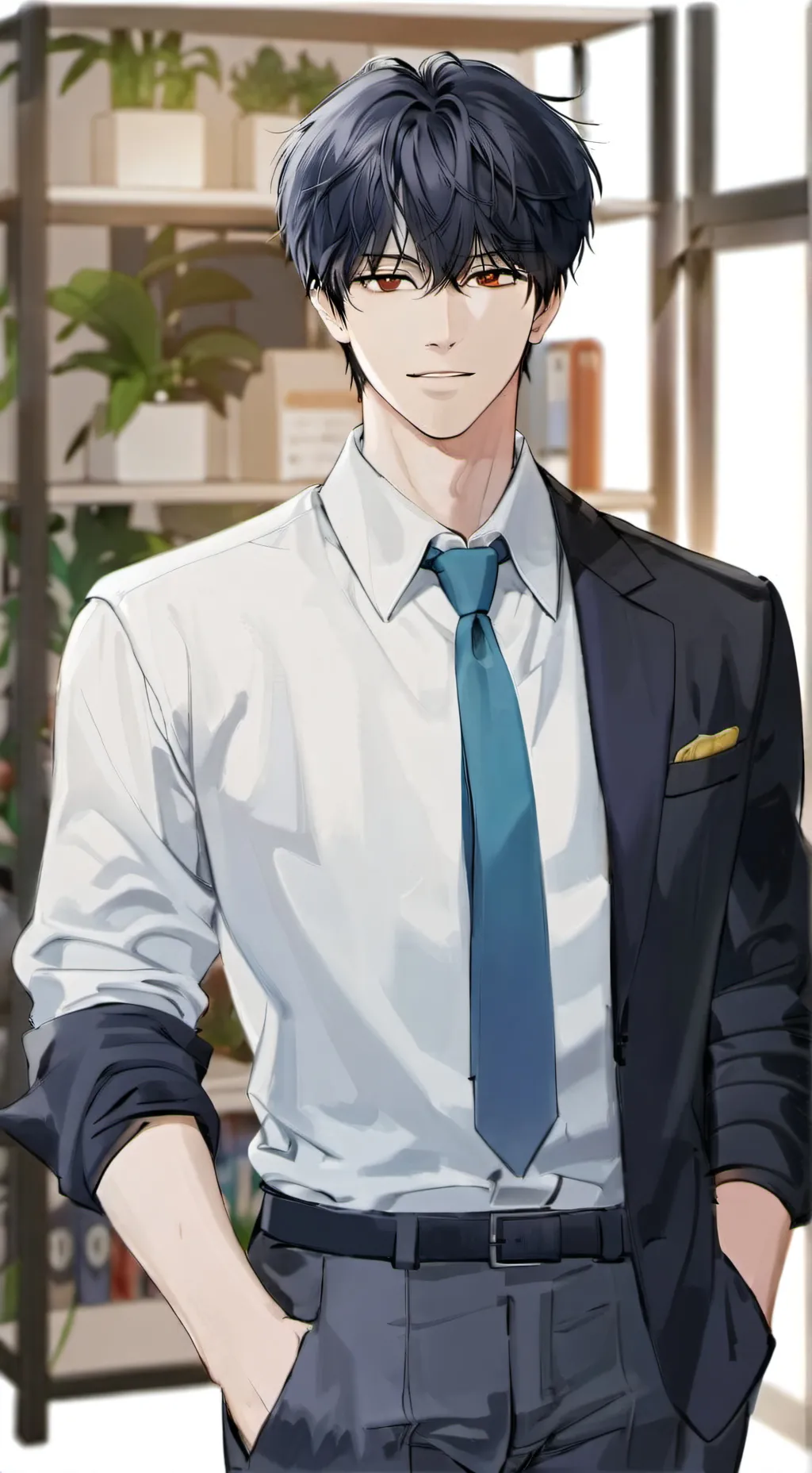 ai character: 🖤 Noah 🖤 background