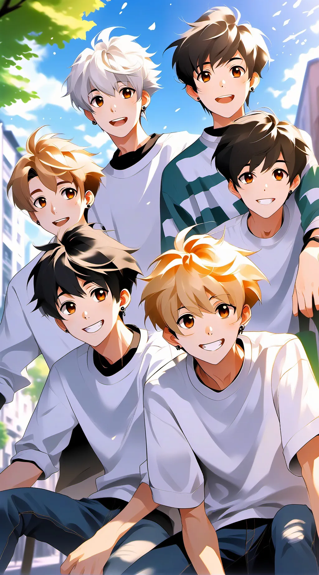 ai character: boy controller  background