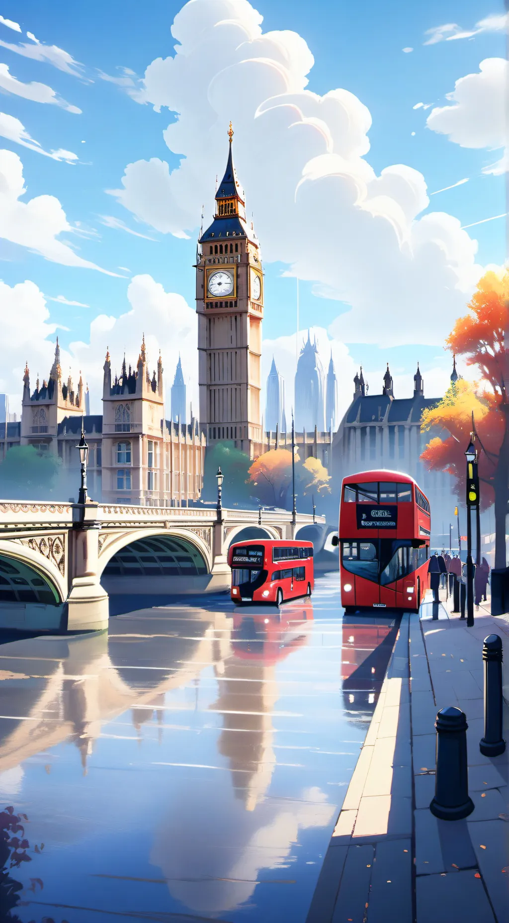 ai character: Big Ben CHIMES LOL background