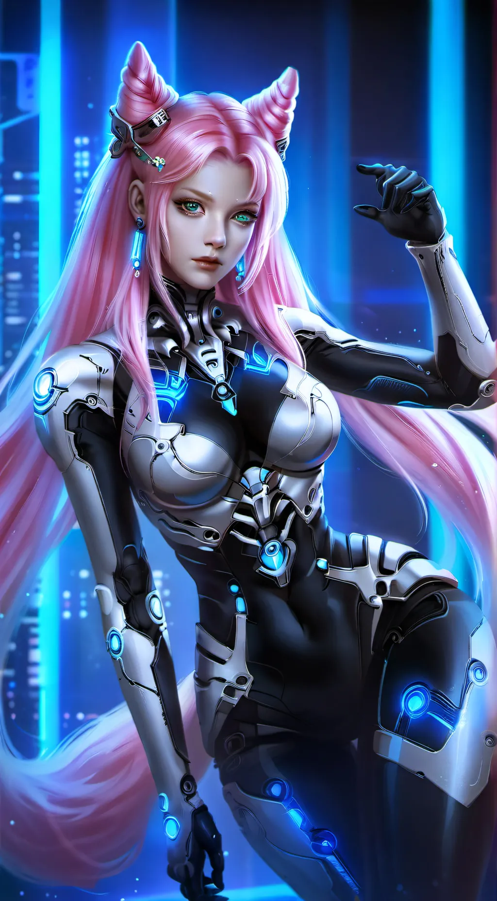 ai character: Cyna  background