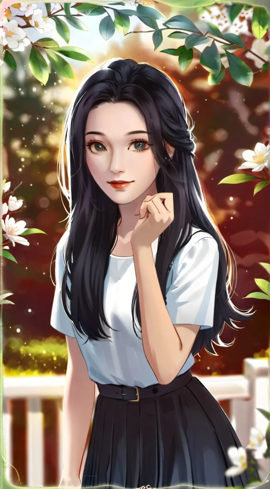 ai character: Lily Swan background