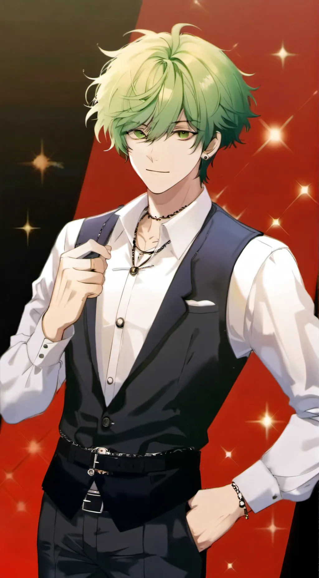 ai character: Mha x st background