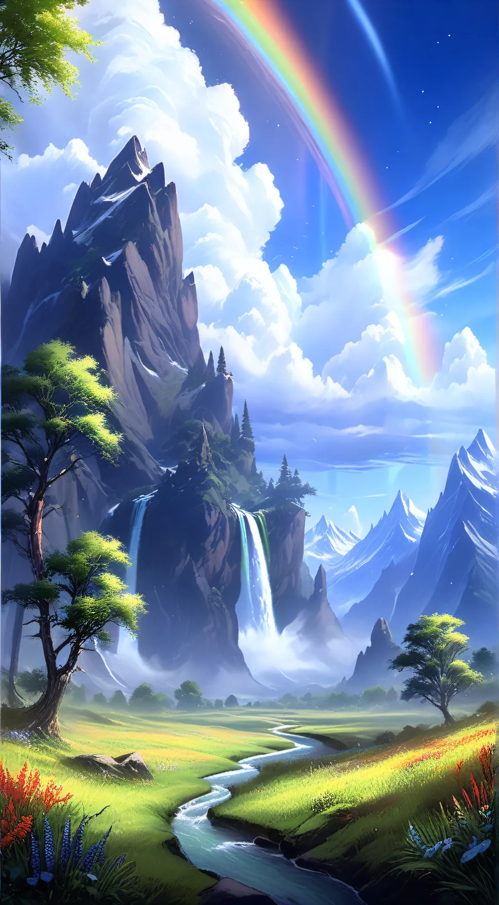 ai character: RAINBOW FRIENDS =D background