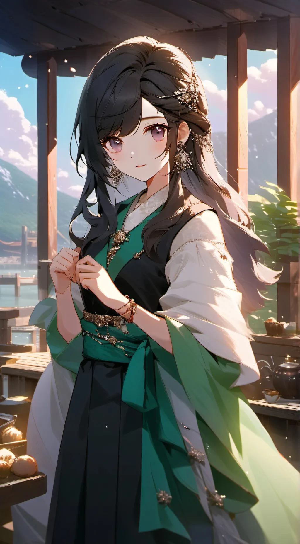 ai character: Garnold x Autumn  background