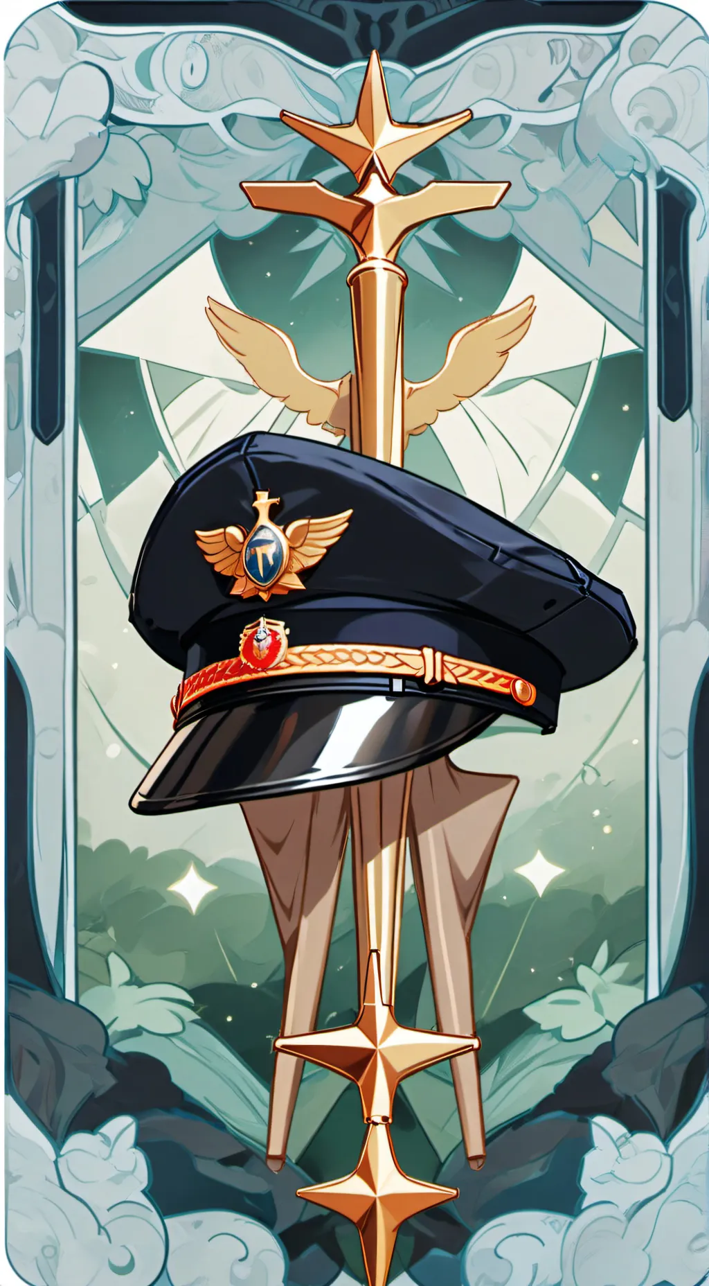 ai character: policía Scraps  background