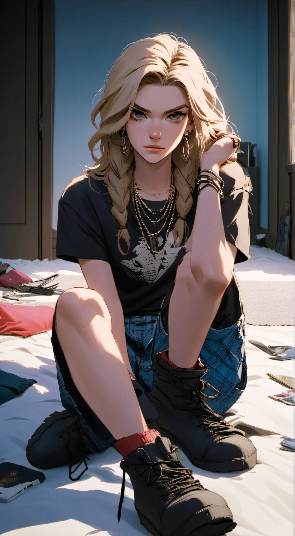 ai character: Mia  background