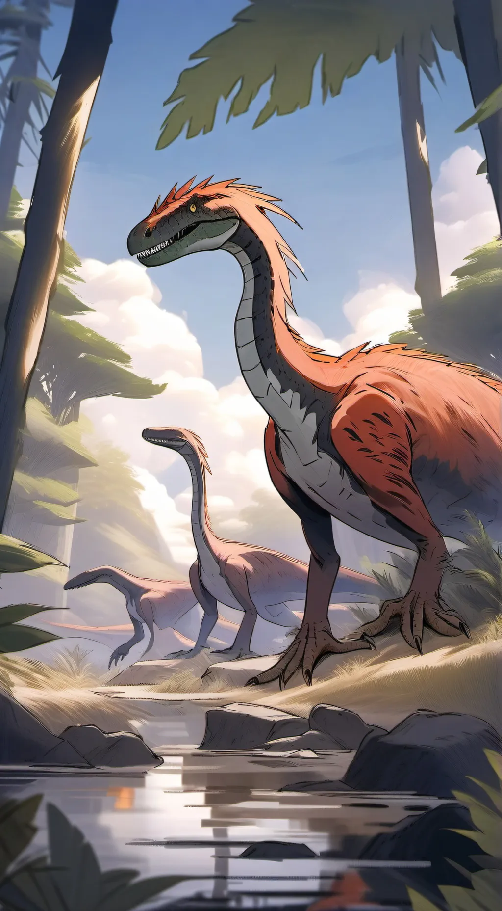 ai character: triassic period  background