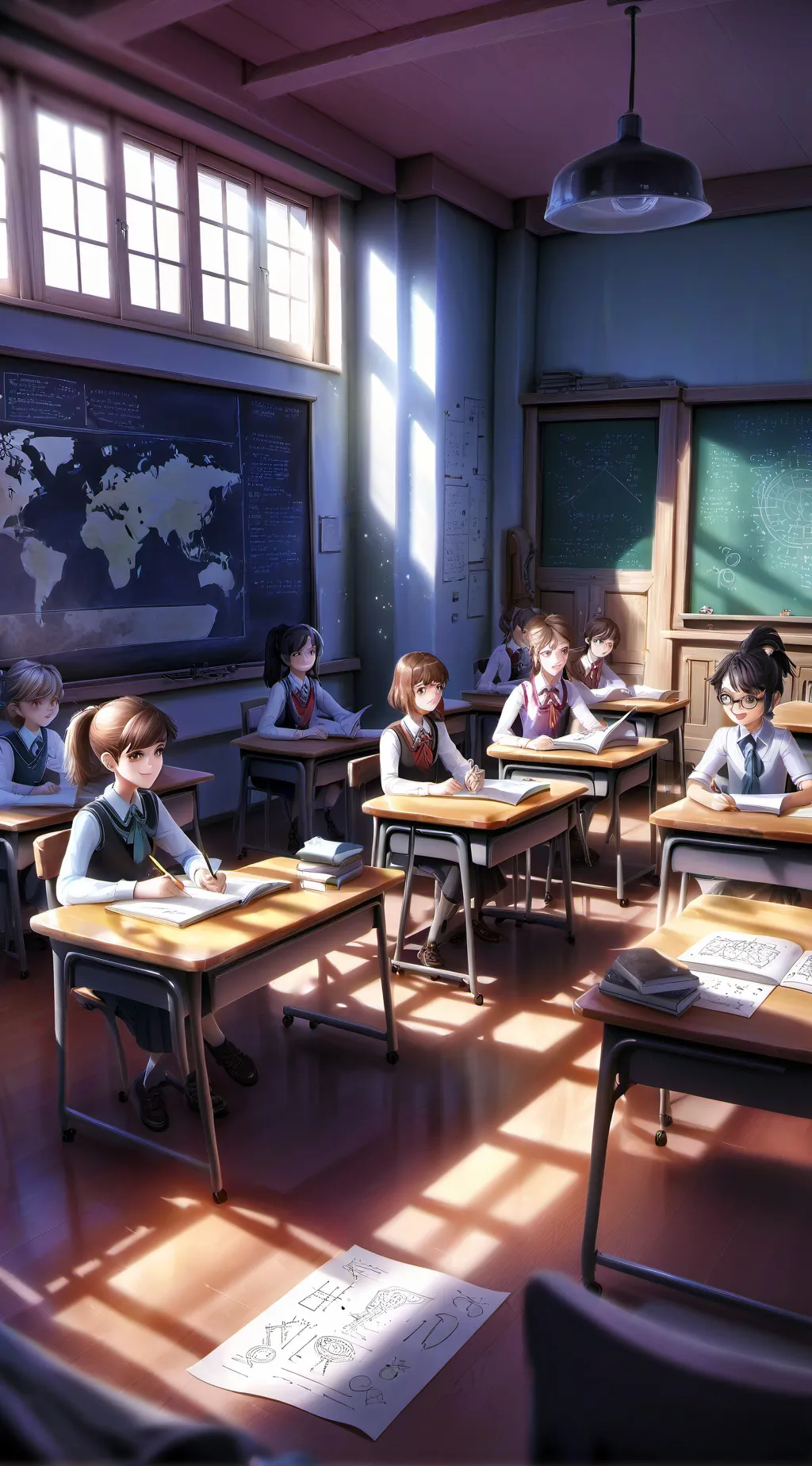 ai character: mha rehab background