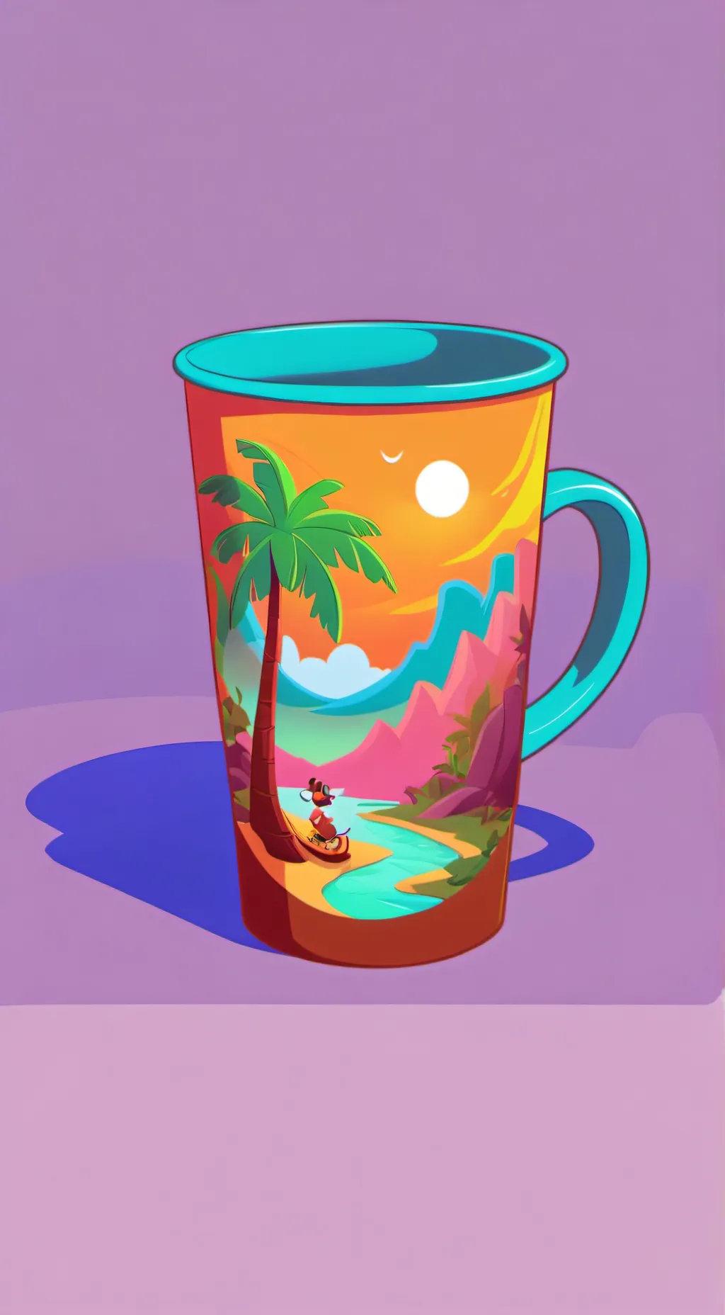 ai character: Weird drink background