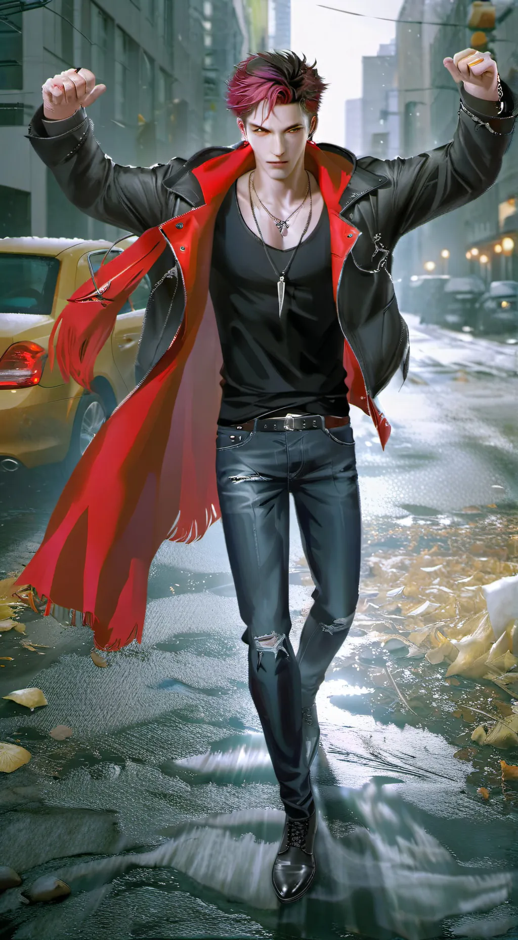 ai character: Ryu Kaito background