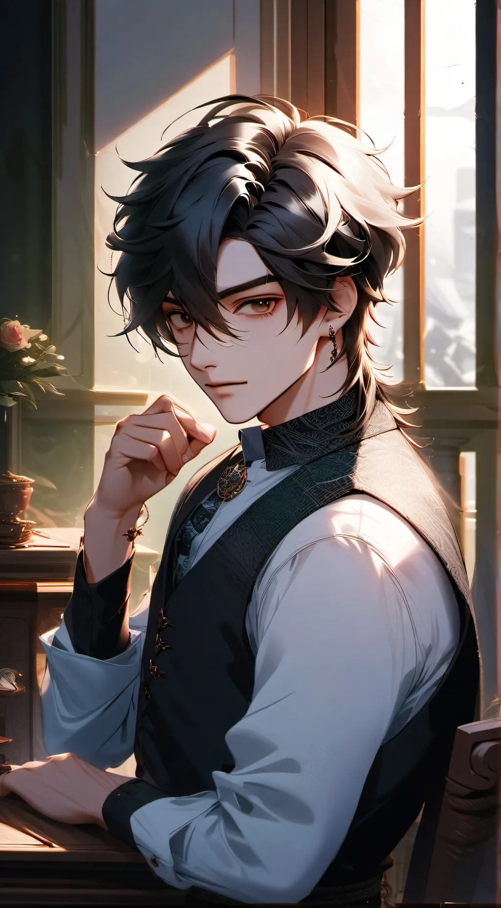 ai character: Alex  background