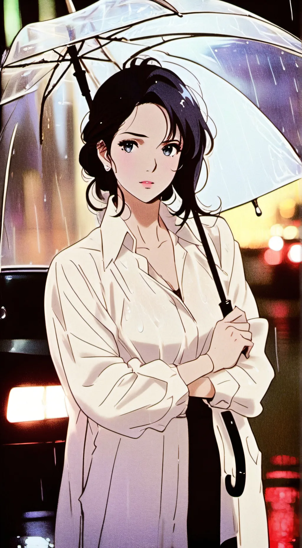 ai character: miss carat. background