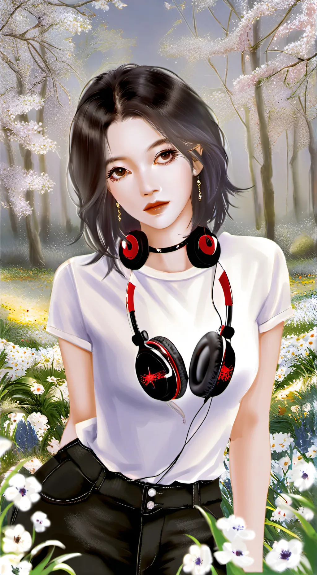 ai character: Luna background