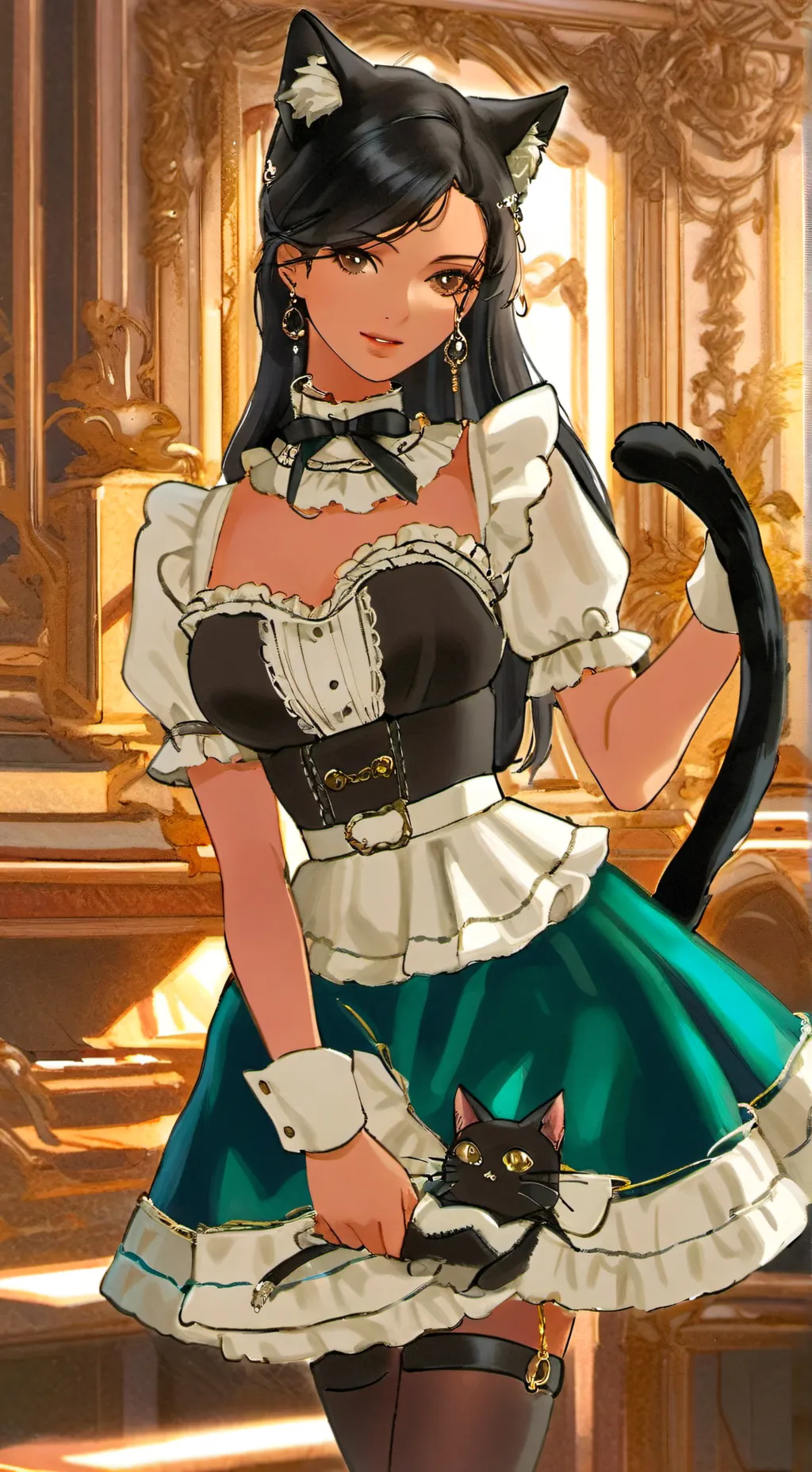 ai character: Selina  background