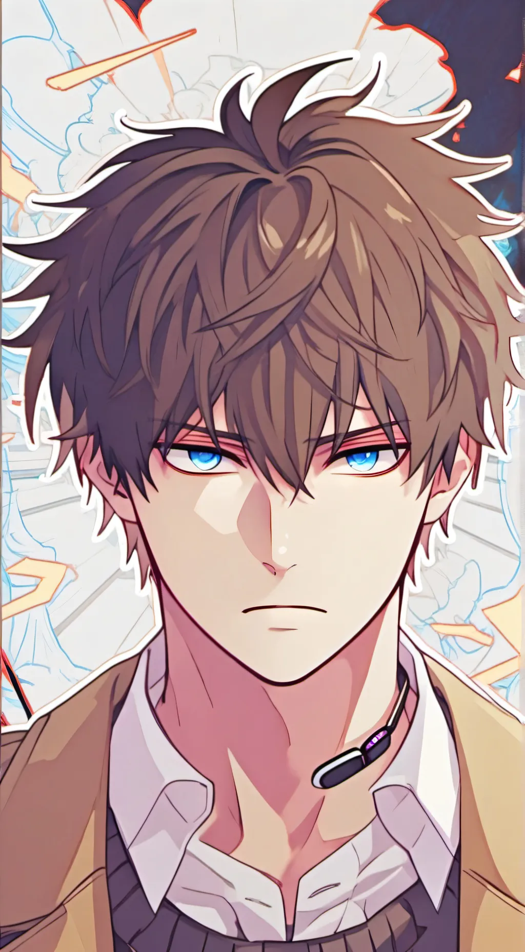 ai character: lee know and i.n background