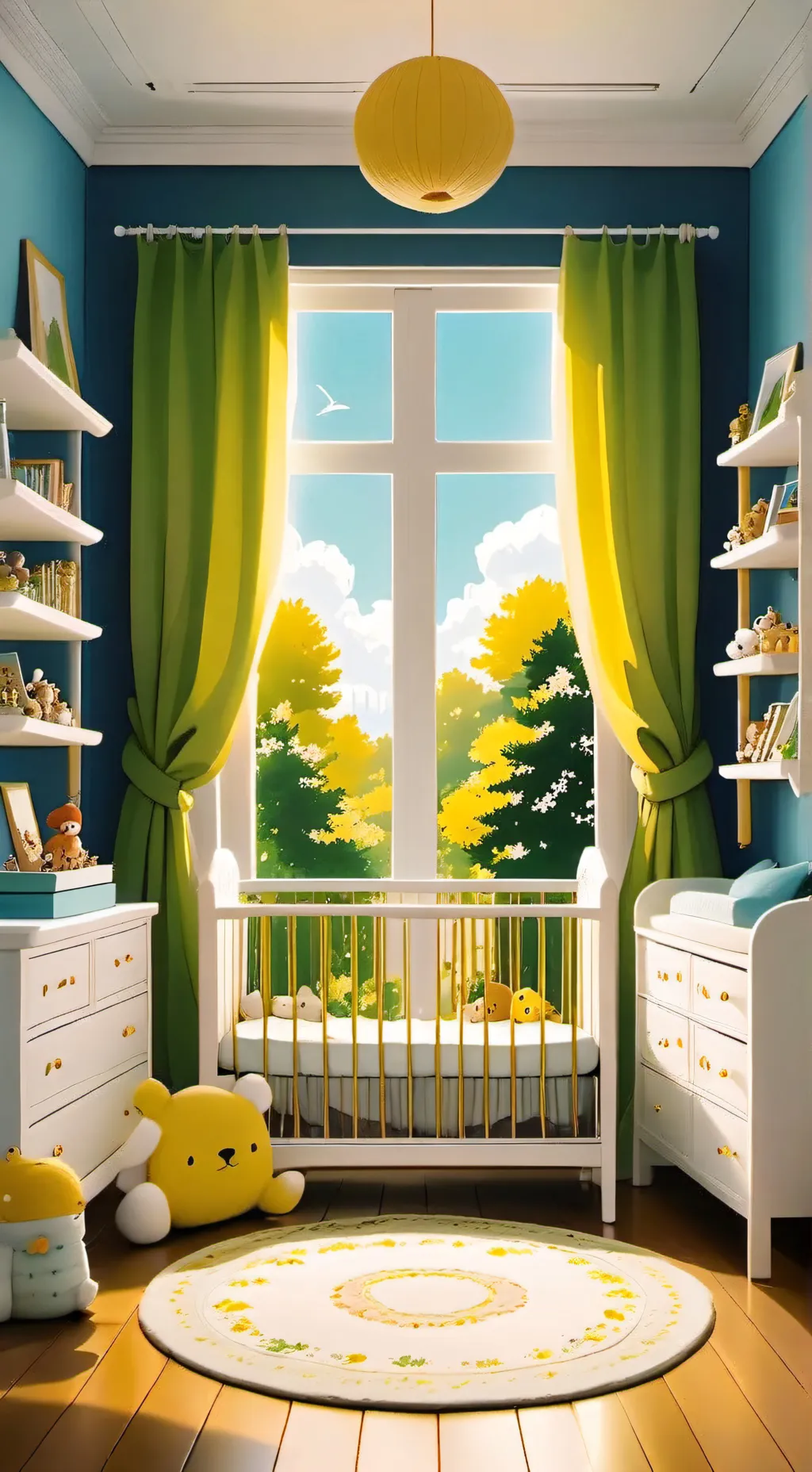 ai character: The baby  background