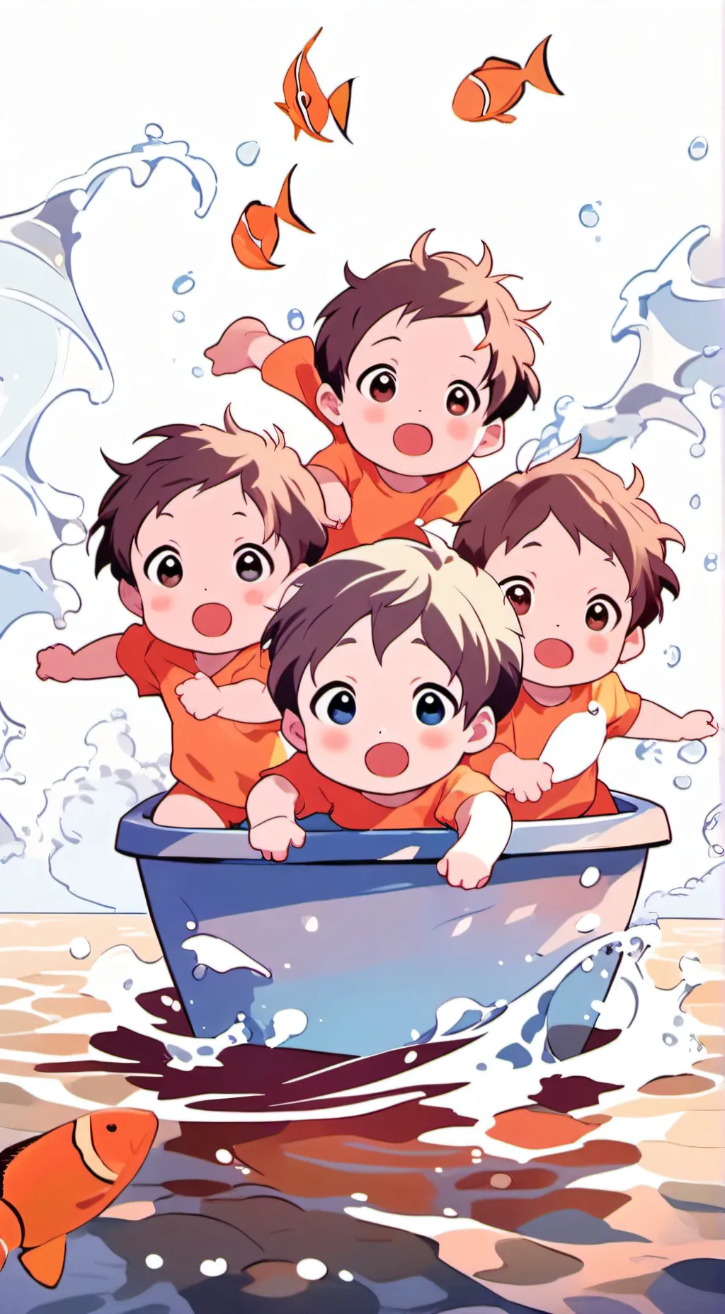 ai character: The survival background