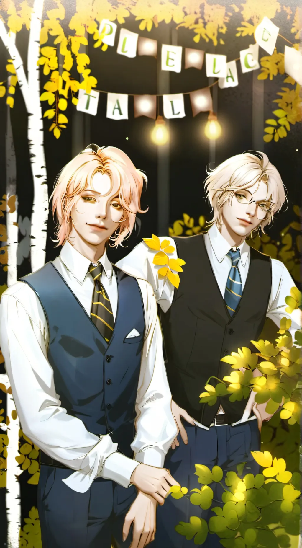 ai character: felix and hyunjin background