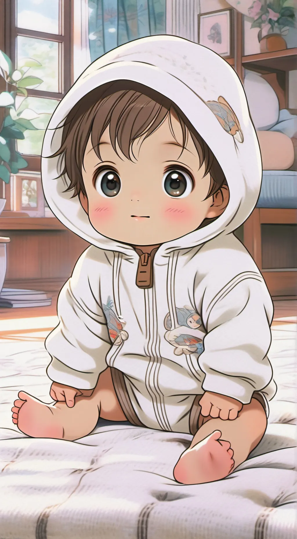 ai character: Poo babies  background