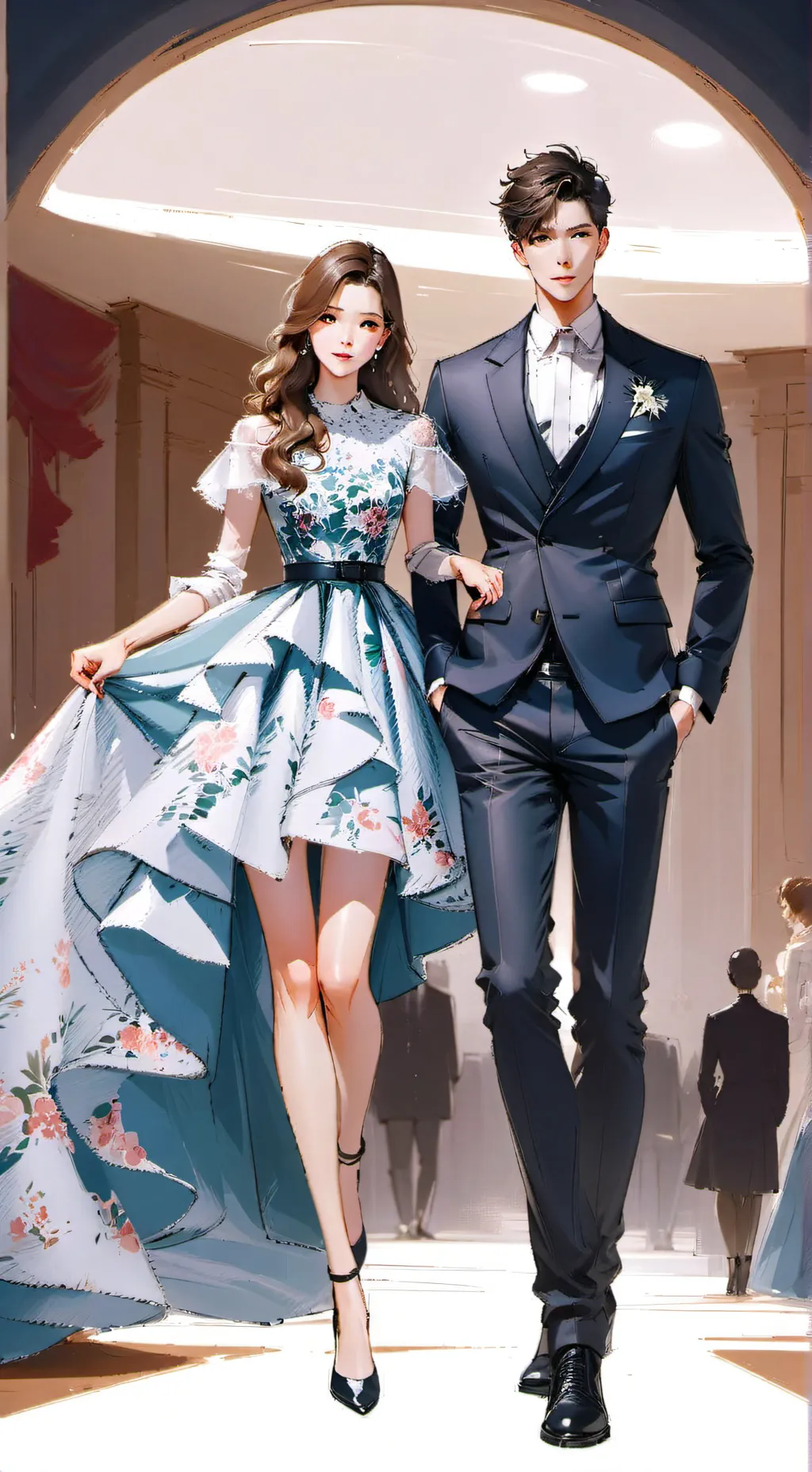 ai character: Catwalk Unseen background