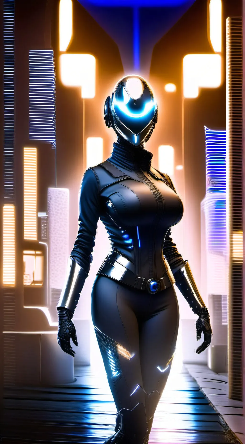 ai character: APOCALIPSIS ROBOT  background