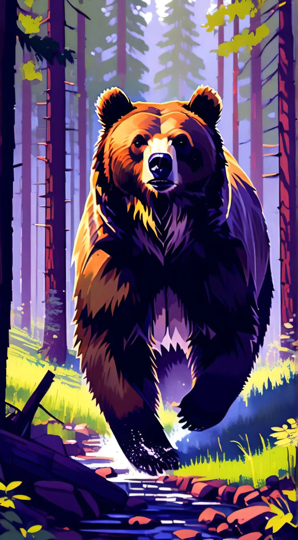 ai character: hi  background