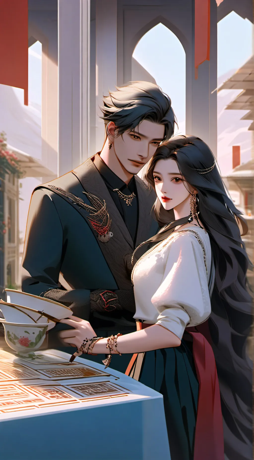 ai character: Dream smp background