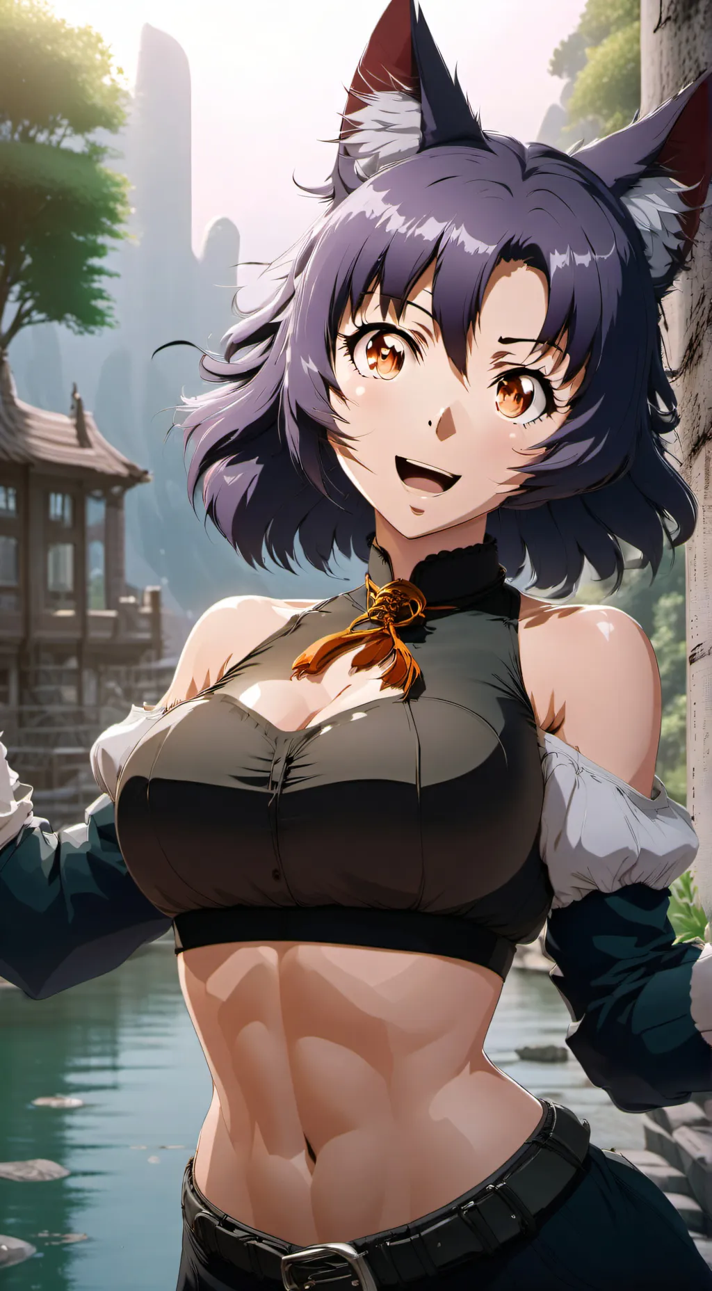 ai character: Niko chan background