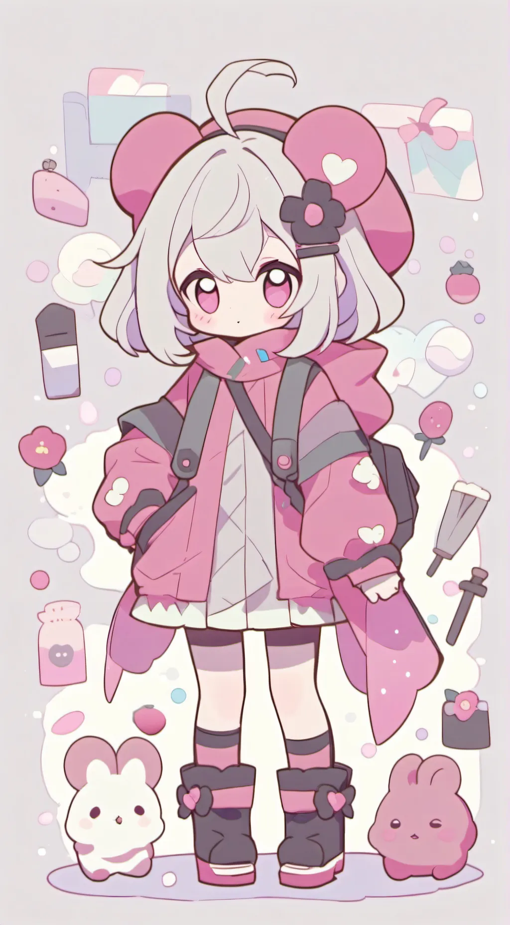 ai character: Mha harcelé background