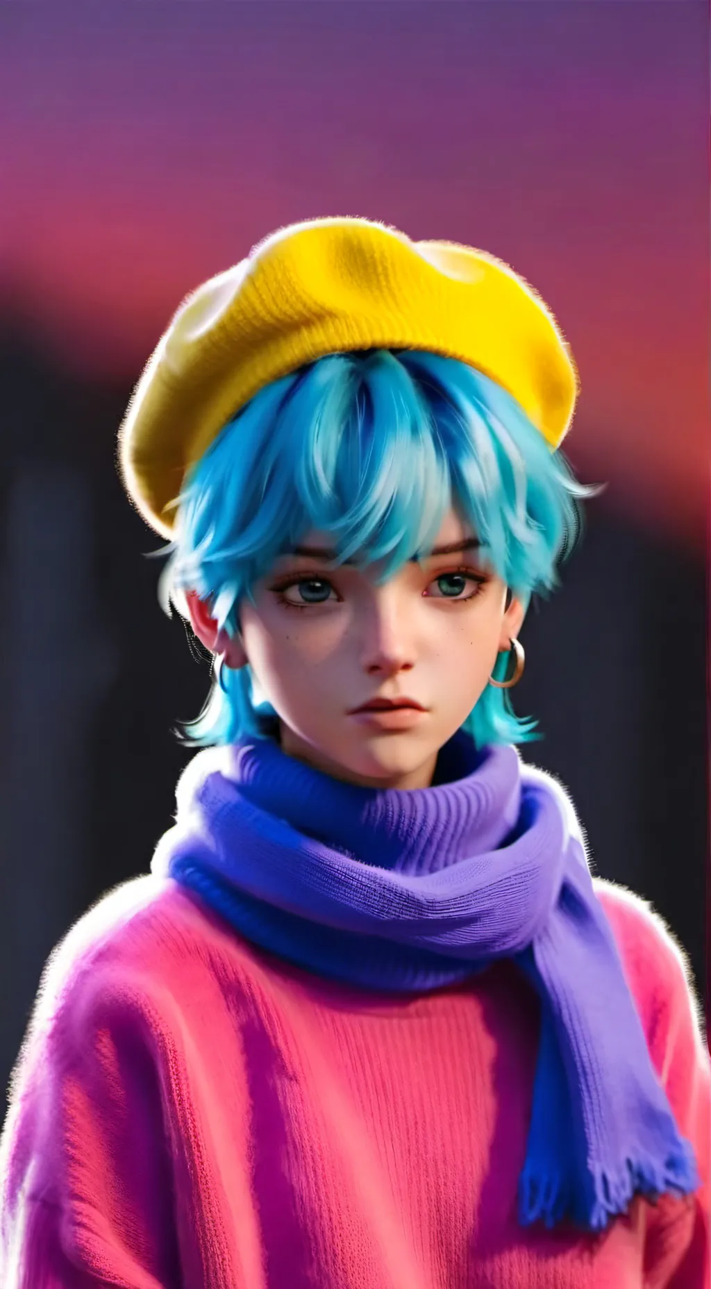 ai character: baby saja  background