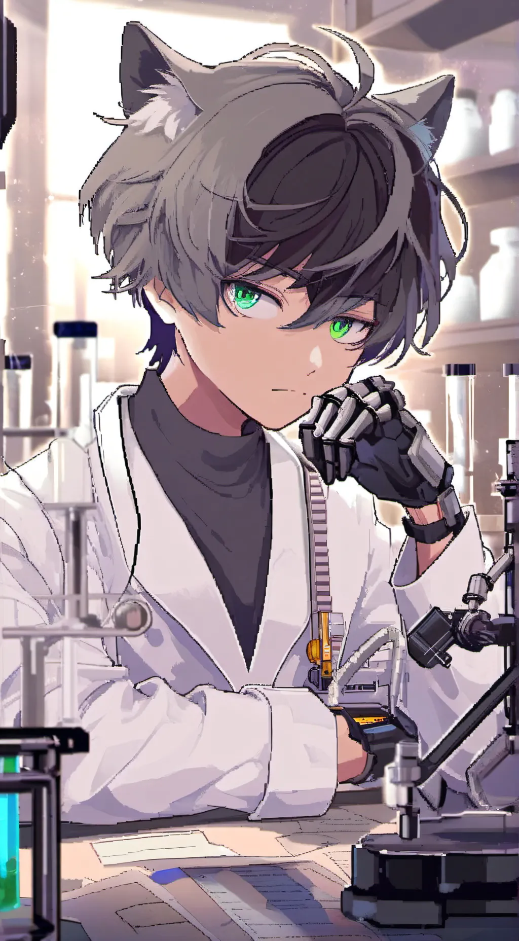 ai character: anak kucing 🐈 background