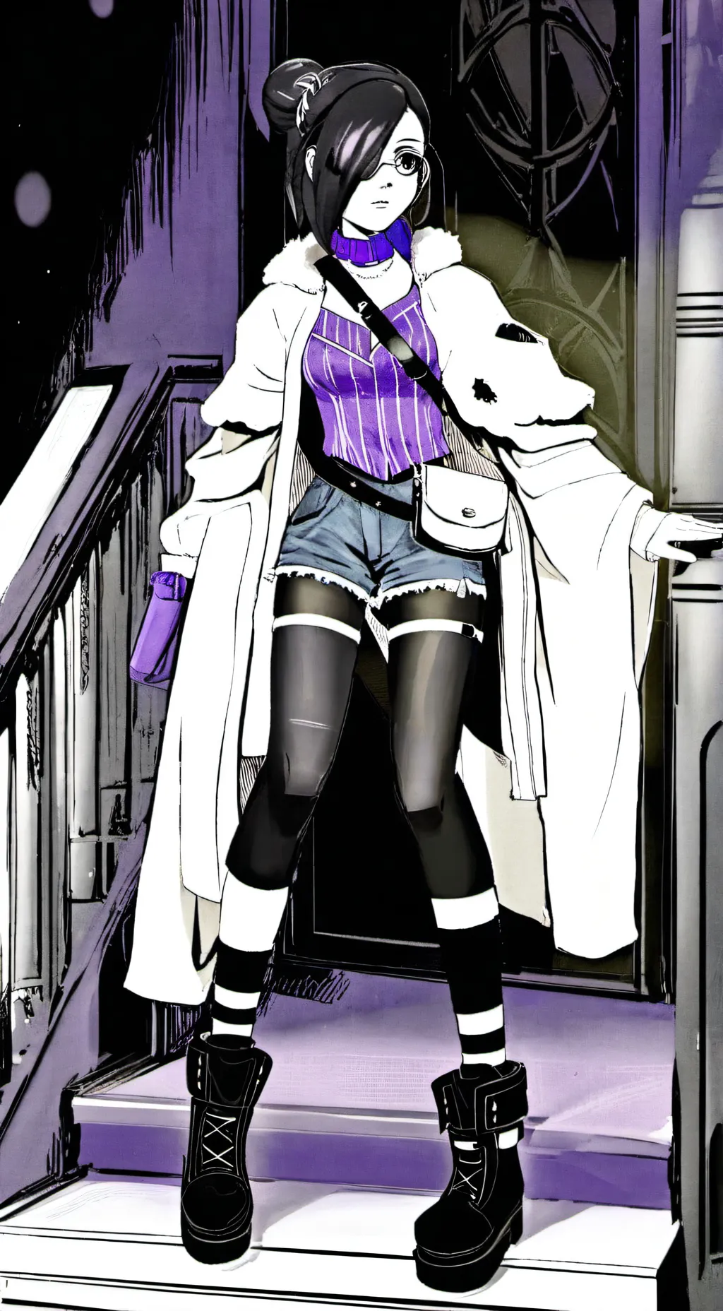 ai character: Soo ୨୧ background