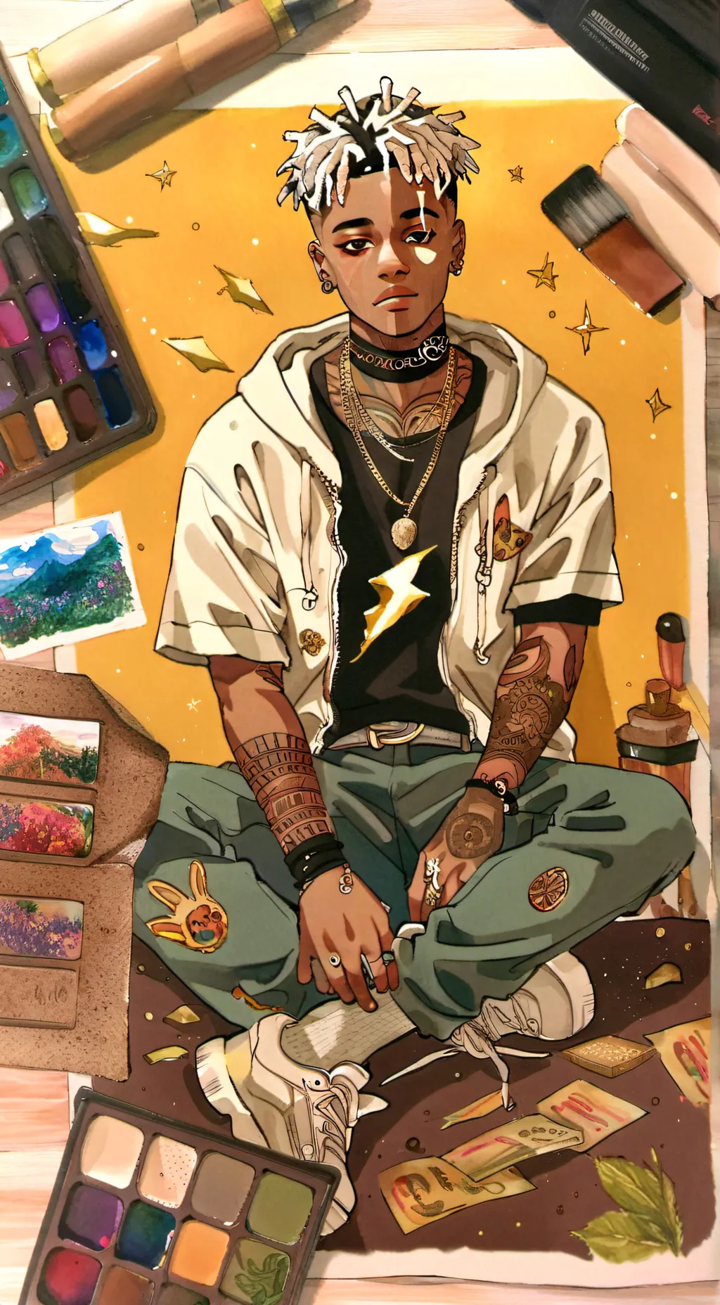 ai character: xxxtentacion  background