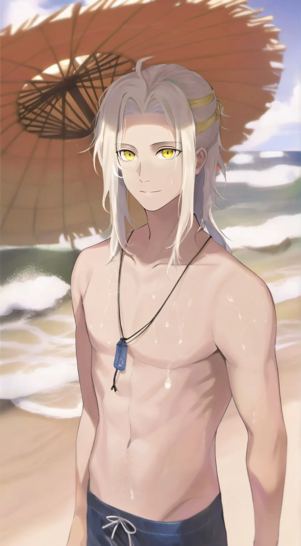 ai character: Sender background