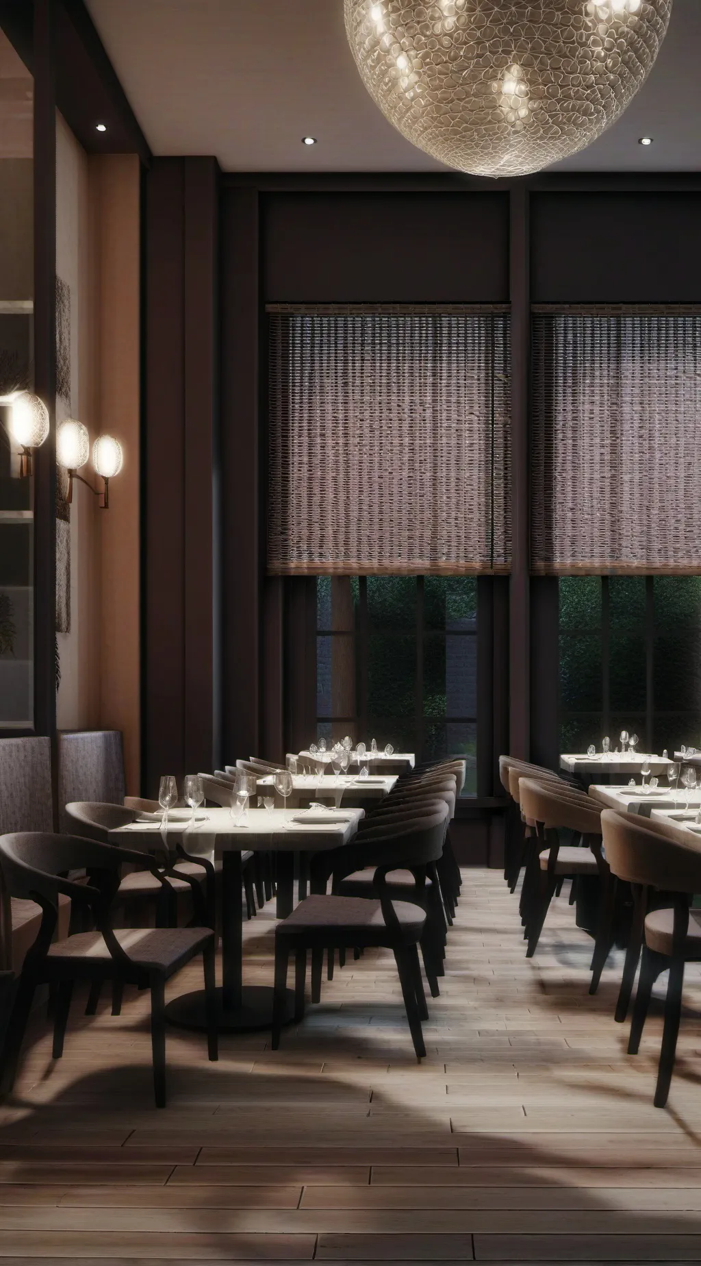 ai character: Restaurant background