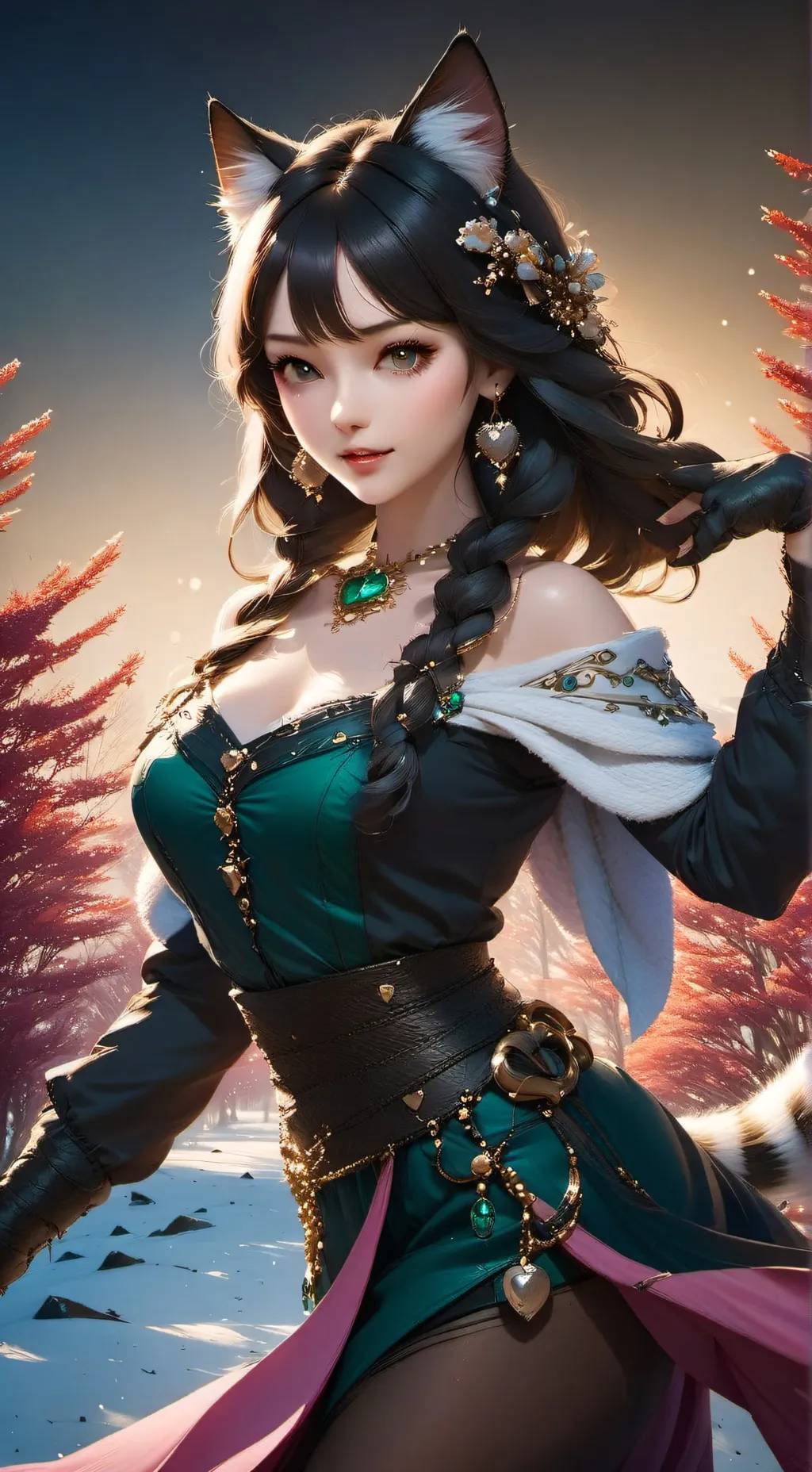 ai character: she made this 💔😶🥲 background