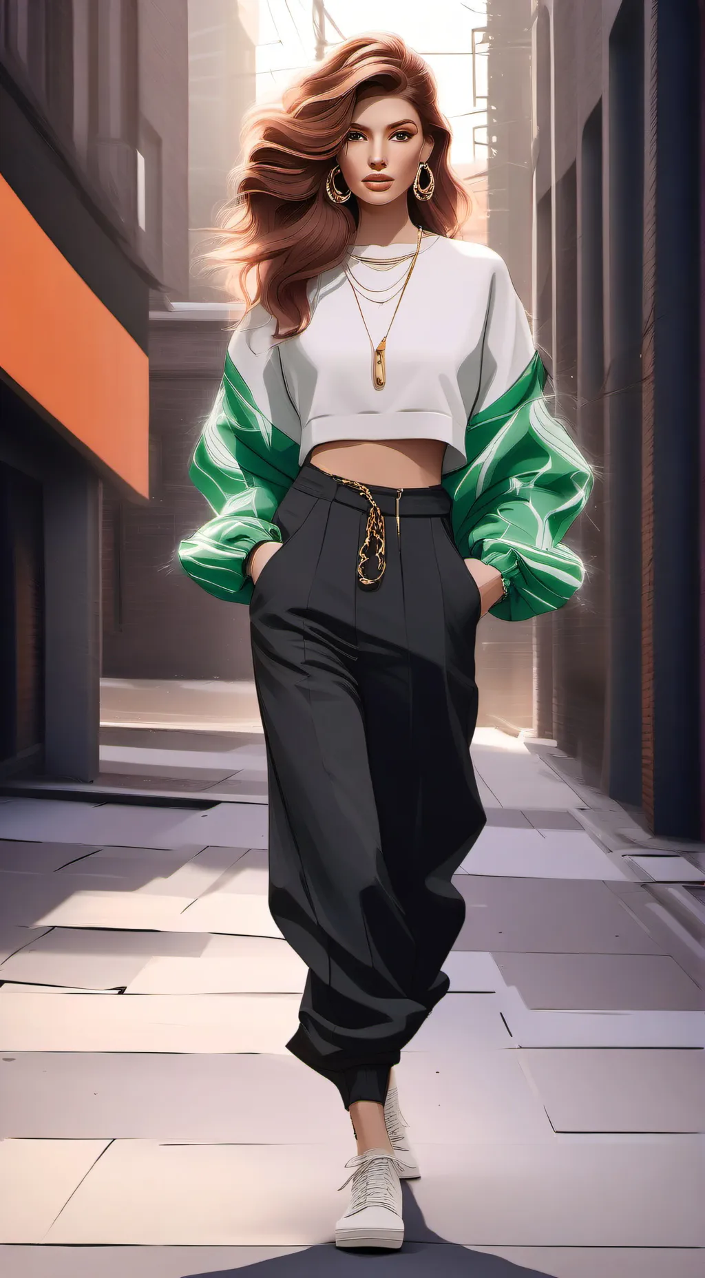 ai character: Jasmin  background