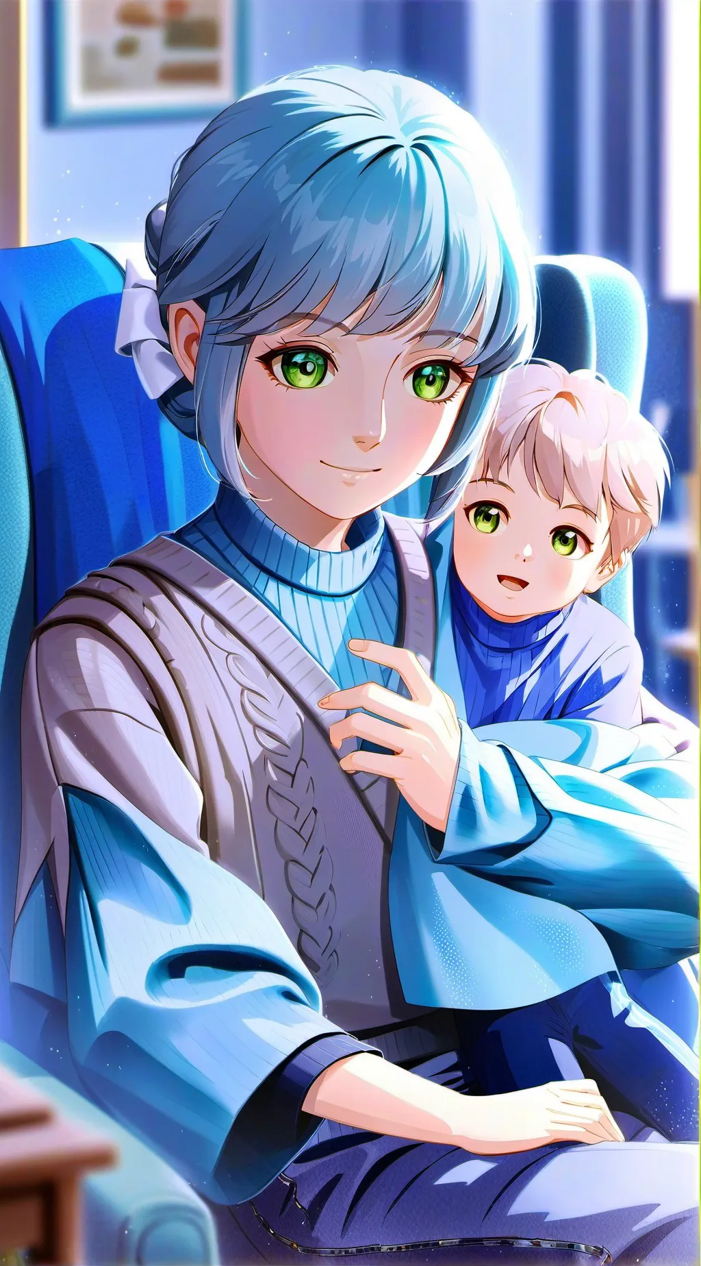 ai character: babysitter  background