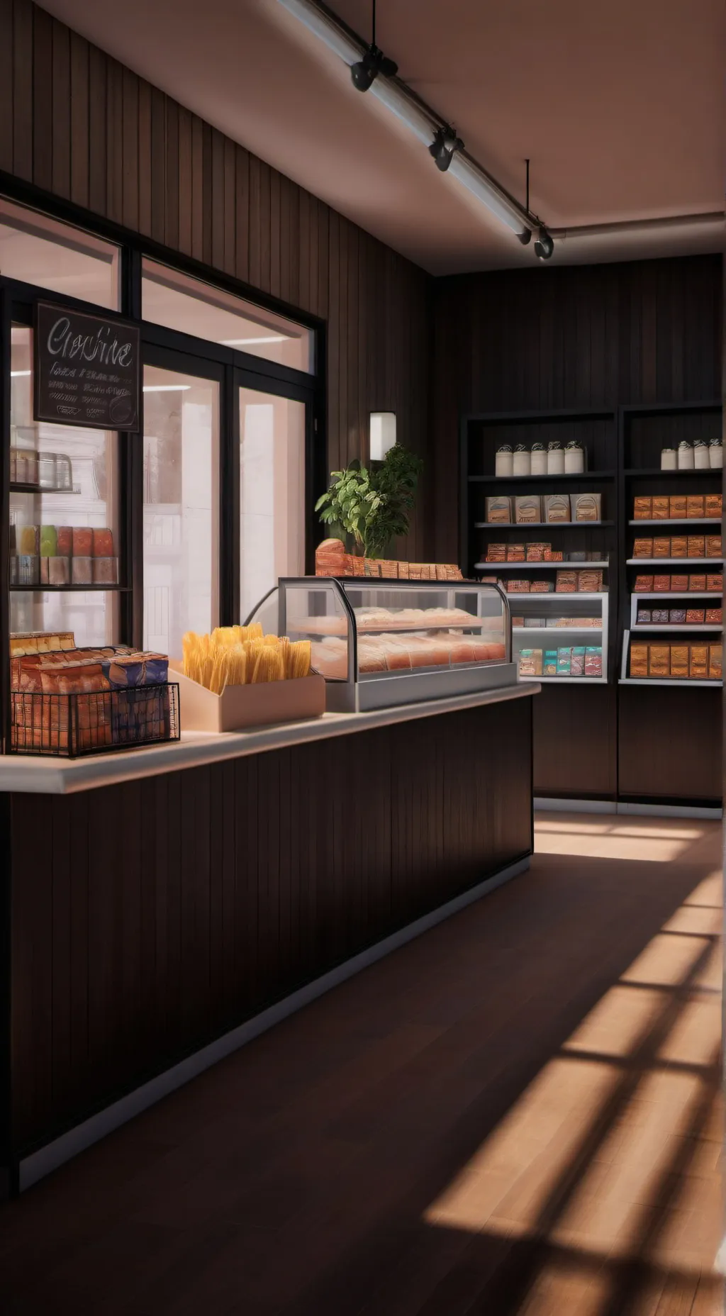 ai character: The kiosk background