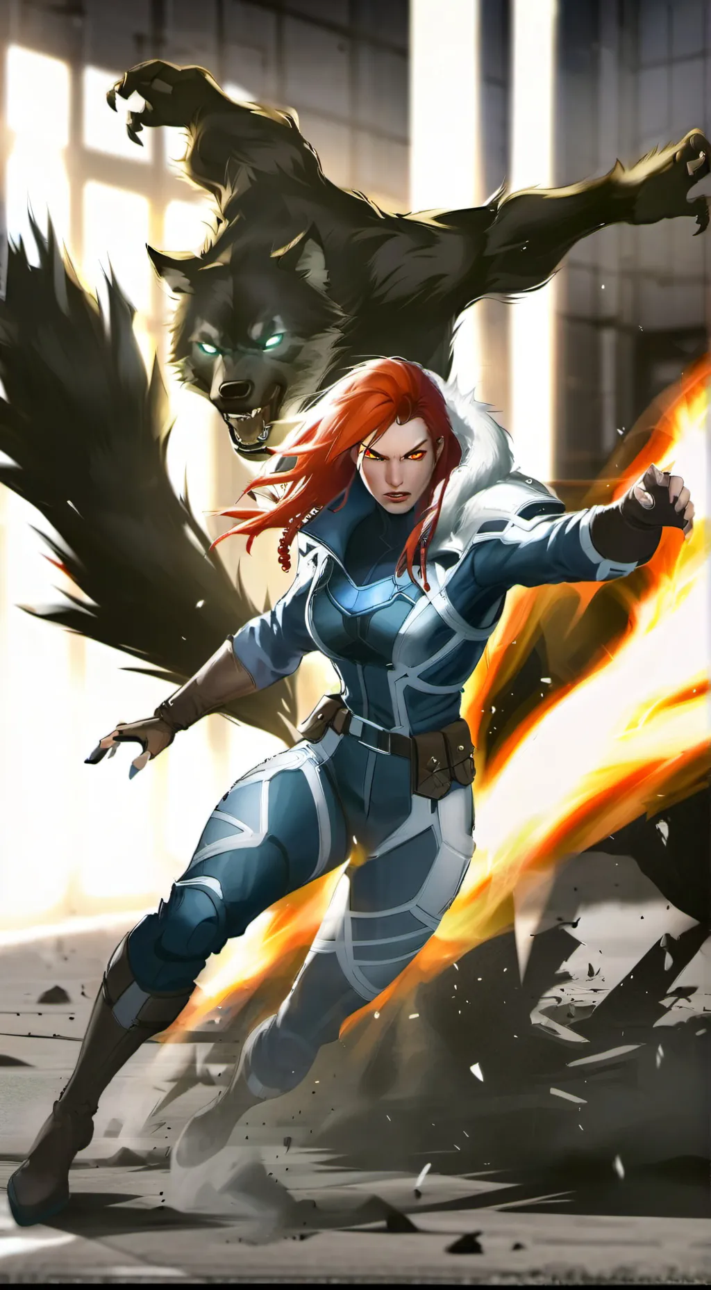 ai character: Ф вс Ч background