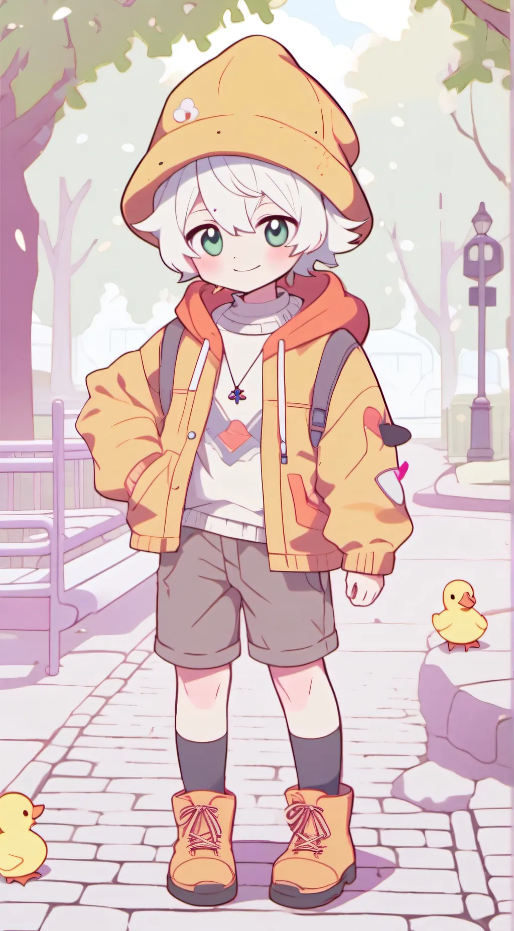 ai character: Kode 🦆🟡 background