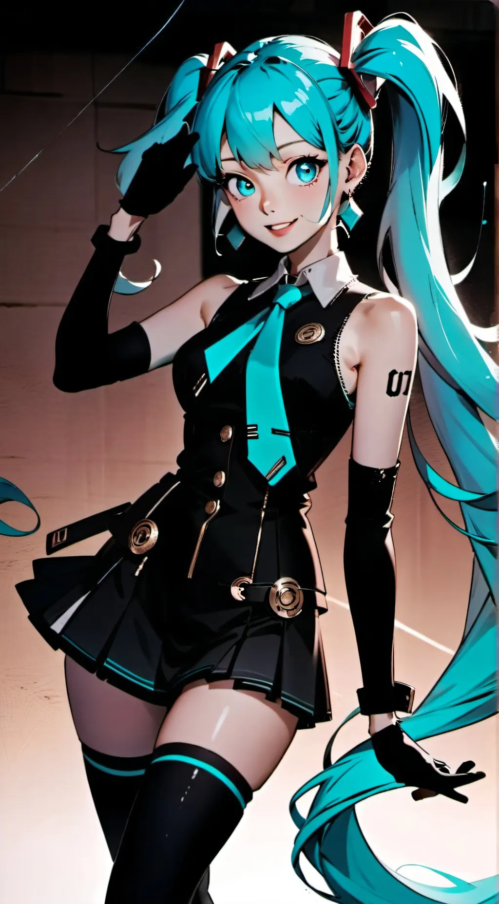 ai character: miku background