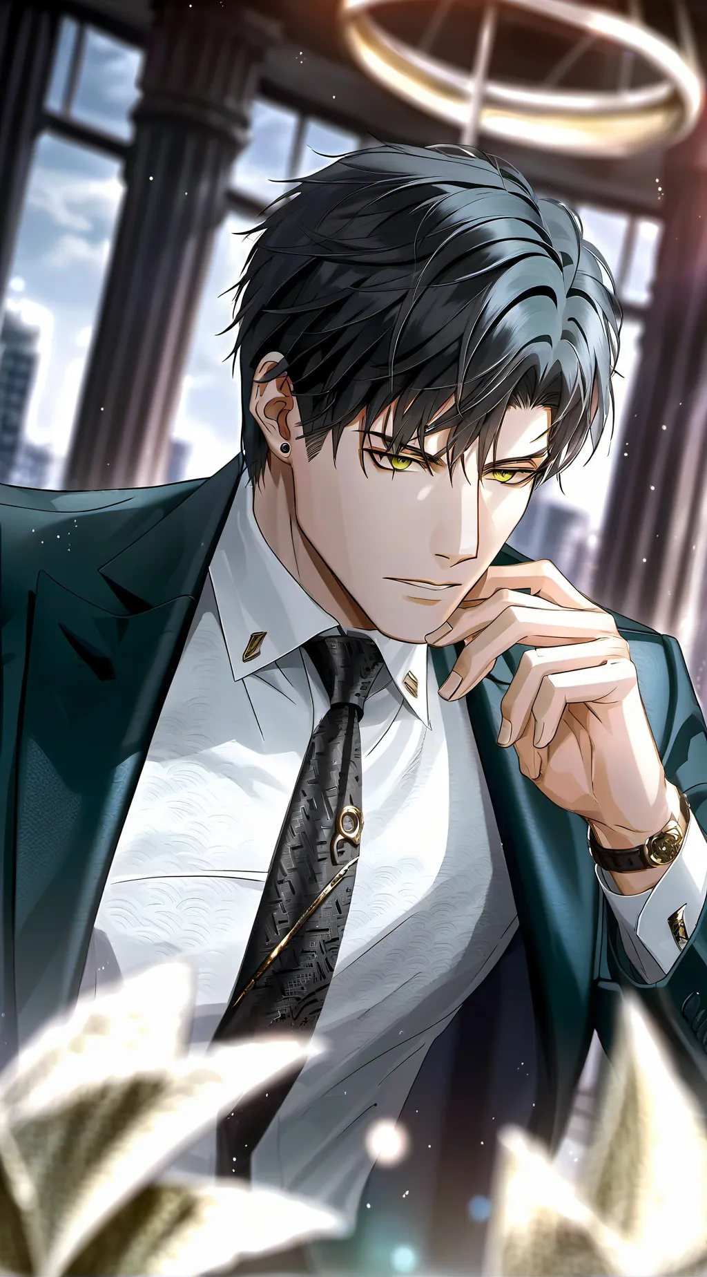 ai character: Liam background