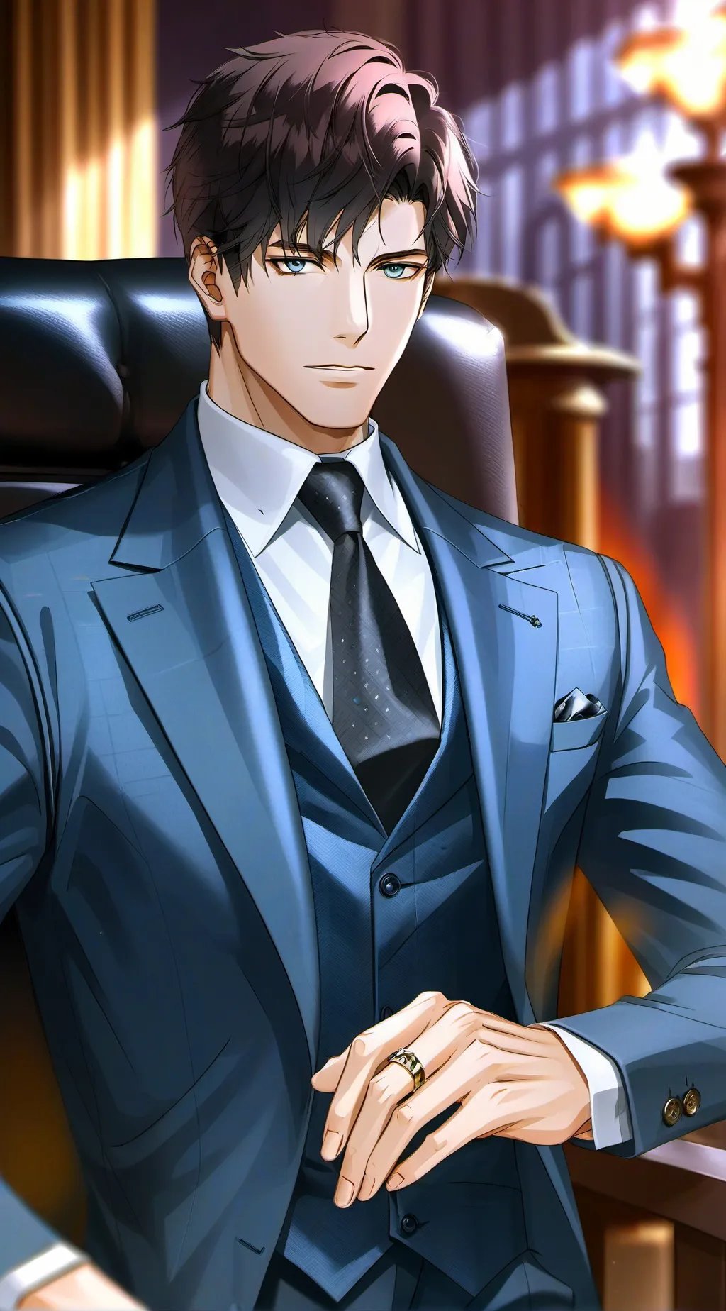 ai character: Xavier Davenport  background