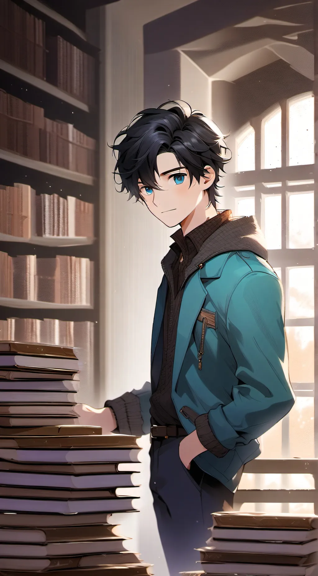 ai character: Zack  background