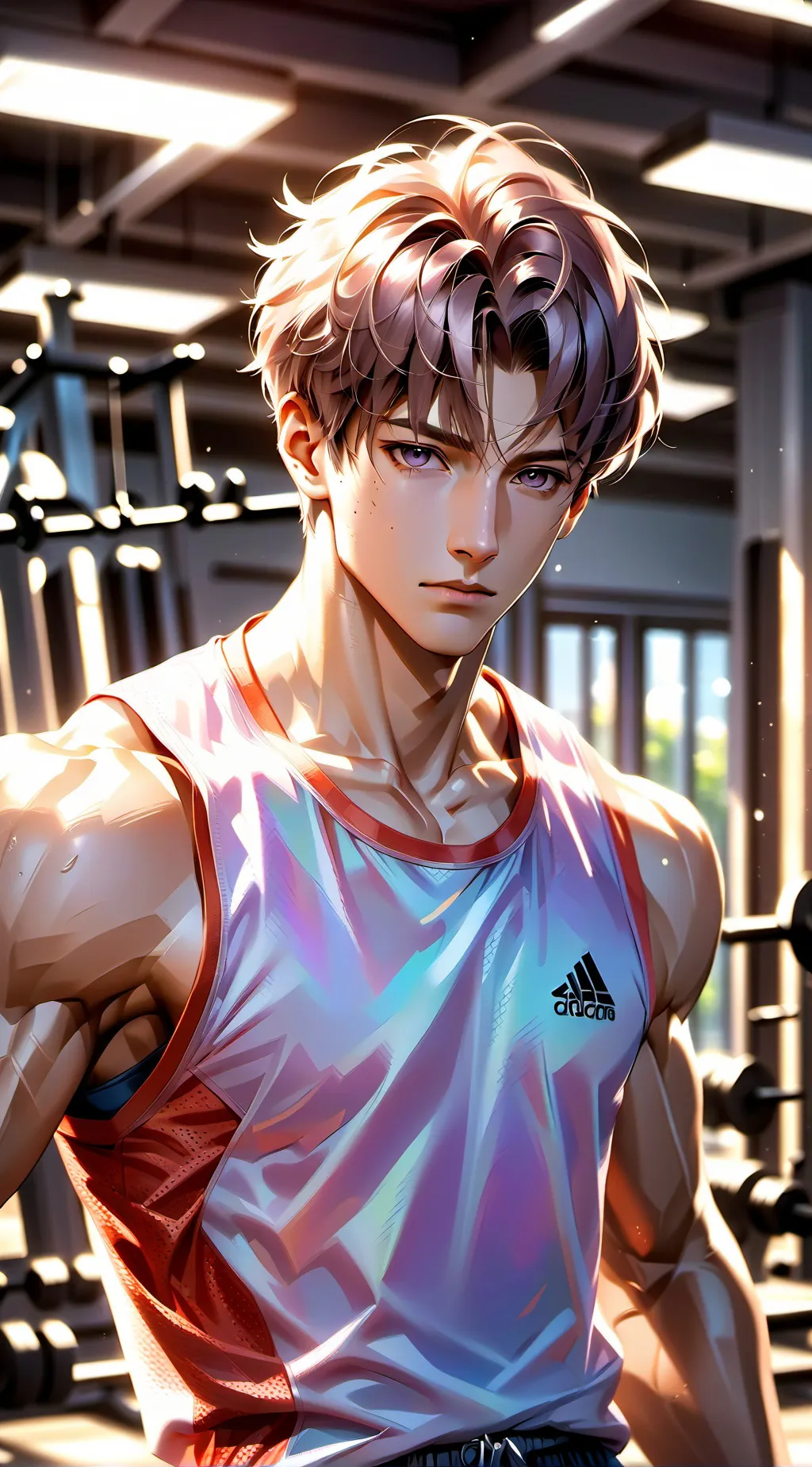 ai character: 💙Diraco🩷 background