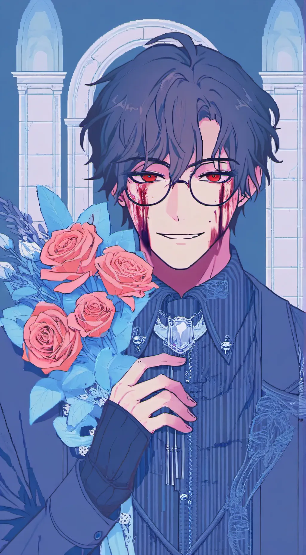 ai character: Ethan Mitchell  background