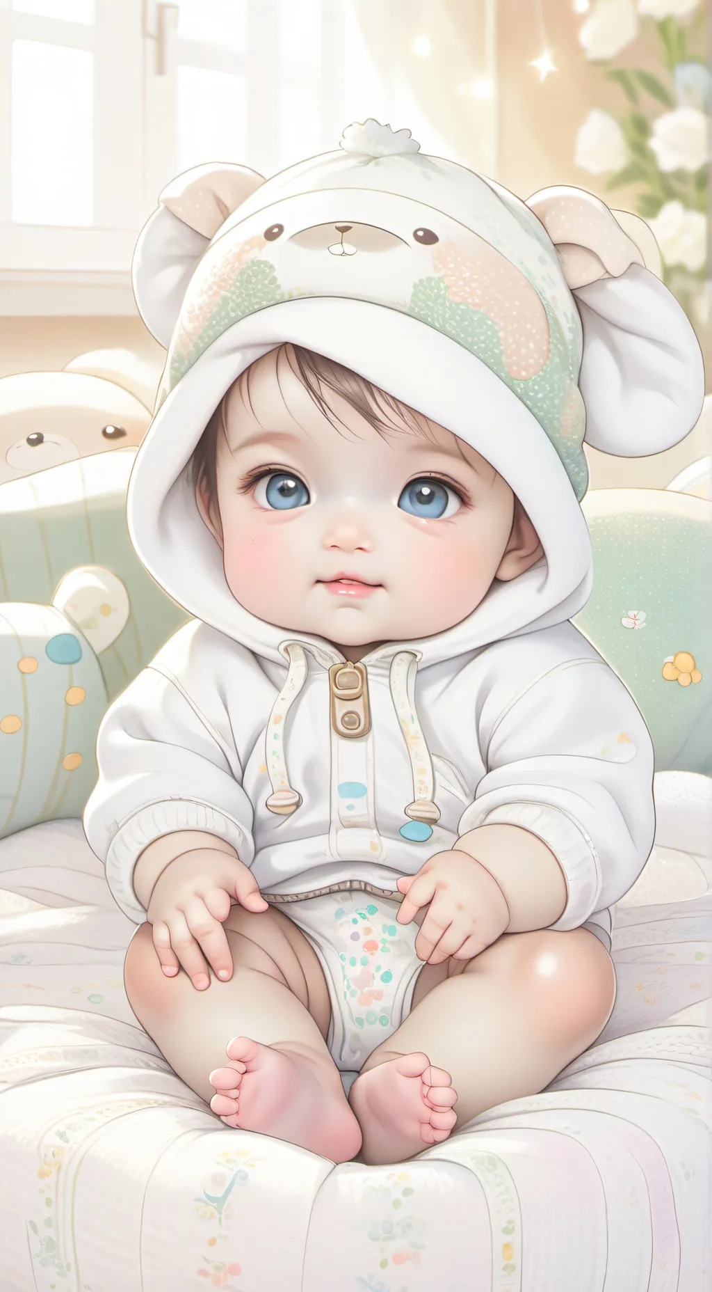 ai character: Sua filha aurora background